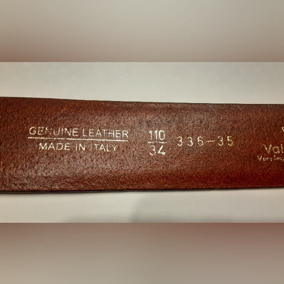 Valentino VIP Brown Leather Belt - Picture 5 of 7